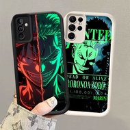 HW-40 Zoro ONE PIECE Shockproof Silicone Casing for Samsung S25 A55 S24 FE M15 A54 A26 S21 Ultra 5G 