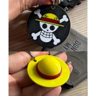 GANTUNGAN LUFFY HAT HANGER STRAW HAT MONKEY D'LUFFY PREMIUM ONE PIECE BAG HANGER