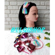 Children's headband, beaded ribbon, bandana, imported headband, BTS BT21, kpop-style hair accessorie