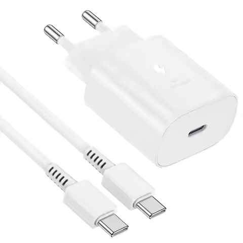 25W USB C Charger for Fast Charging Compatible with Samsung Galaxy S24 Ultra S23 S22 S21 S20 S10 A15