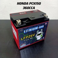 Honda PCX150 Lithium battery LFPZ6V 12V360CCA