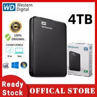 WD HardDisk External 1TB 2TB 4TB HDD USB3.0 2.5" Convenienc External Hard Disk ฮาร์ดไดรฟ์ภายนอก ฮาร์