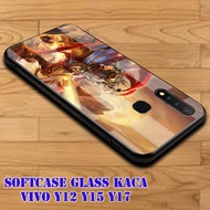 Softcase Glass Glass ViVO Y12 Y15 Y17 Y11- Case Hp Protector Handphone ViVO Y12 Y15 Y17 Y11 [A98]