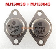 2คู่ (2 X Mj15003g + 2 X Mj15004g ) Mj15003 Mj15004ถึง-3 20A 140โวลต์ทรานซิสเตอร์เครื่องขยายเสียงซิล