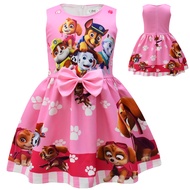 Fastshipment Váy Bé Gái Quần Áo Trẻ Em Mùa Hè Váy In Hình Công Chúa PAW PATROL Trang Phục Hóa Trang