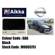 AIKKA NISSAN GAG BLACK ** 2K CAR PAINT / CAT KERETA 2K