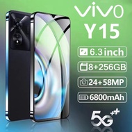 VIVQ Y15s RAM8GB+256GB ROM 4G/5G Smartphone ROM 100% Original Cheap Phone Warranty 1 Year 4g 5g Smartphone