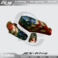 DECAL RX KING AMERIKA - STICKER MOTOR RX KING AMERIKA - STICKER VARIASI YAMAHA RX KING AMERIKA - Rg 