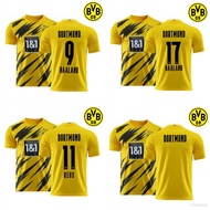 XY 2020-2021 Borussia Dortmund เสื ้ อฟุตบอลบ ้ าน Sancho Haaland Reus TShirt เสื ้ อฟุตบอล Plus ขนา