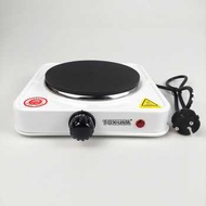 Marege Kompor Listrik Mini Hot Plate Electric Cooking 1000W / Kompor Elektrik Mini Desain Portable / Cocok Untuk Outdoor / Bentuk Ringkas Tahan Lama / Kompor Portable