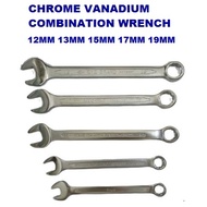 `Chrome Vanadium Steel Combination Wrench Spanner Common Ring Spanna 12mm 13mm 15mm 17mm 19mm