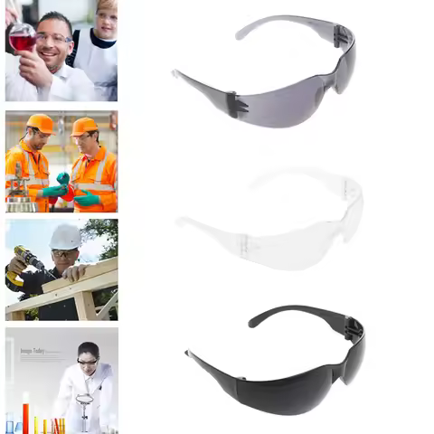 Protective Safety Glasses Eye Protection Goggles Eyewear Dental Lab Work PC Lens Safety Glasses