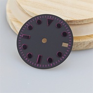 28.5mm Watch Dial Hands GMT Diving Watch Mechanical Watch Accessories for NH34/NH35/4R35 Movement