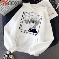 Hunter X Hunter Kปกคลุมมีฮู้ด,เสื้อสเวตเชิ้ตผู้ชายสไตล์ฮิปฮอปไซส์ใหญ่พิเศษพิมพ์ลายมีฮู๊ดขนาดพลัสไซส์ปี2020