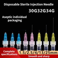 by 10pcs Sold 34G4mm 32G4mm 32G13mm 30G4mm Disposable Sterile needle