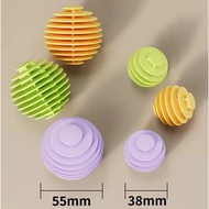 Banh giặt silicon giảm nhăn làm phẳng làm sạch quần áo cao cấp Laundry Washing Ball bóng giặt