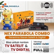 Receiver Parabola Nex Combo Tv Digital Tv Satelit