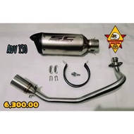 HONDA ADV 150 SC PROJECT POINTED TIP FULL EXHAUST SYSTEM