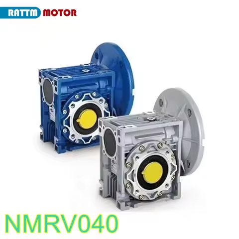 High Torque NMRV040 Worm Gear Reducer With Ground IEC Flange 71B5 71B14 63B5 63B14 56B5 and 9mm 11mm
