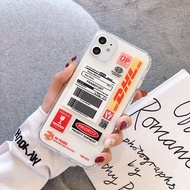 [READY STOCK] DHL Transparent Casing Iphone 11 12 Pro Max XS MAX XR X 6 6s 8 7 Plus Liquid Silicon S