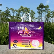 50 Miếng Băng vệ sinh quần Enjoy Girl & Mom size S-2XL