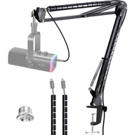 Boom Arm Compatible with Fifine Dynamic Microphone (AM8), Mic Arm for Fifne XLR/USB Gaming Podcast Recording PC Mic, Adjustable Scissor Mic Stand by wanjason