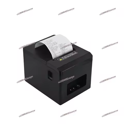 80MM Thermal Ticket Printer Back Kitchen Front Desk Supermarket Ticket Bluetooth Printing Receipt Ma