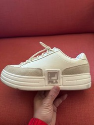 Fila 白色厚底鞋 funky tennis1998 老爺鞋