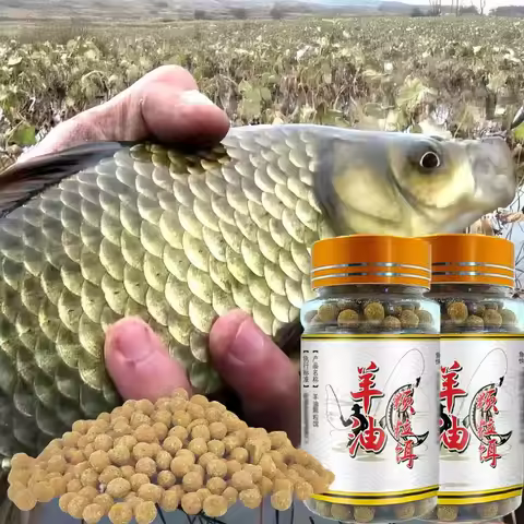 New Blood Wheat Nitrogen Fresh Wet Bait Lamb Oil Pellet Crucian Grass Carp Freshwater Fishes Fodder 