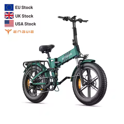 ENGWE ENGINE Pro 2.0 Folding Electric Bike 20*4.0 Inch Fat Tire 75Nm Torque 52V 16Ah Battery 100km R
