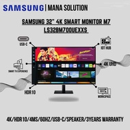 Samsung Smart Monitor M7 - 4K UHD/4ms/USB-C/60Hz//Speaker -LS32BM700UEXXS