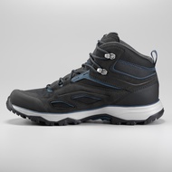 QUECHUA 男款防水中筒登山健行鞋　MH100－黑色