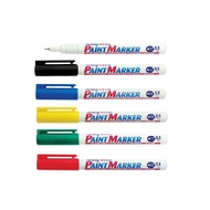 SET of 6 permanent paint pens for writing and drawing on all materials Artline EK-444XF - Needle Tip