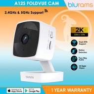 Blurams A12S FoldVue 5GHz 2.4GHz Dual Wifi 2K FHD Indoor Security Camera Wireless CCTV Night Vision 