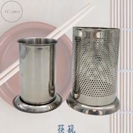 Chopstick Cage All-Steel Hole Straw Holder Bucket Tableware Tube Stainless Steel Dense Ho Stainless 