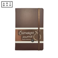 ♞,♘Limelight Notebook Padded GT Ruled Brown Hardbound - Art Bar