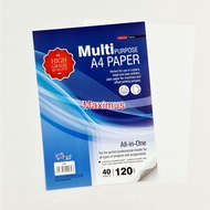 Uni Paper Multipurpose Copy White Card Paper A4 40 sheets (120gsm/140gsm/160gsm/180gsm/200gsm)