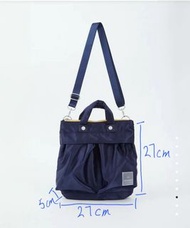日本anello Sabrina 2 way mini shoulder bag深藍色