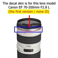 Customized Sticker For Canon EF 70-200mm F2.8L USM Lens Decal Skin Vinyl Wrap Protective Film Coat 7
