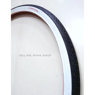 HITAM PUTIH Jengki Swallow Bicycle Outer Tire Size 26x1 3/8 Black And White