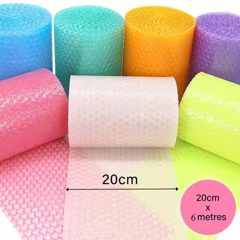 20cmx600cm Clear Love Heart Air Bubble wrap Shockproof Cushioning Padding Foam Roll Bag Paper Packin