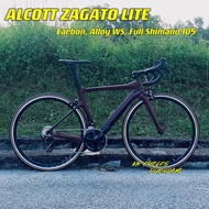 ALCOTT ZAGATO LITE FULL SHIMANO 105 Roadbike 2x11Speed Carbon, Alloy Wheelset = = RM155 3YEARS