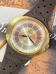 🌈🌈新返貨品🌈🌈OMEGA GENEVE DYNAMIC 💛💛原裝金面 金套款式 淨錶頭 原裝扣 💛💛狀態一流👍🏻👍🏻VU75 （旺角店）