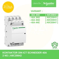 CONTACTOR CONTACTOR SCHNEIDER DIN ICT 2P 40A 2NO A9C20842 Original