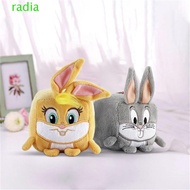 RADIANTZAP Looney Tunes Bugs Plush Keychain, Looney Tunes Bugs Tweety Bird Lola Bunny Keychain, Back