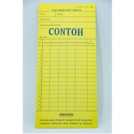 AM493C KAD PERAKAM WAKTU KUNING