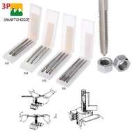 SME 3Pc Hss Machine Hand Screw Thread Metric Plug Tap Screw Taps M3 M4 M5 M6