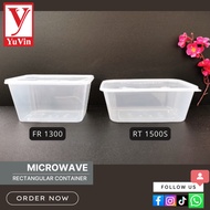 1300ml,1500ml Rectangle PP Container | Bekas Makanan Plastik | FR1300,RT1500S,FLR1300 [Felton]