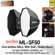 Godox Softbox ML-SF50 Octa Softbox 50 cm. with Grid (Godox Mount) For AD300Pro AD400ProML30 ML60 ML1