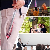 Portable Guide Flagpole For Comfortable Tour Experience Telescopic Flag Pole Tour Guide Flagpole